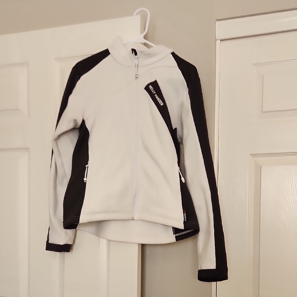 Helly Hansen Black and White Zip Up